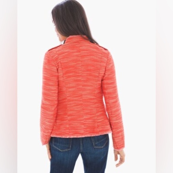 Chico’s - Textured Fringe Jacket - EUC - Picture 3 of 11